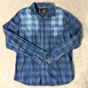 Blue Crown “denim” button up